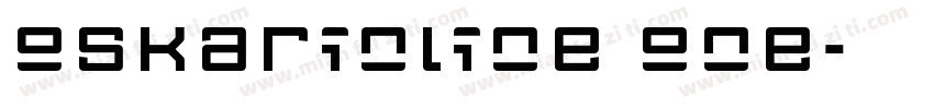 oskarinline one字体转换